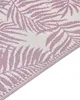 BELIANI Outdoor Teppich Rosa/Weiß Polypropylen 120 x 180 cm Produktbild-Vorschau 3