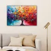 Leinwand Bilder 60x40 cm - Lebensbaum - Farbenfroh - Produktbild-Vorschau 6