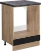 Meuble pour four Vicco R-Line Noir Haute brillance 60cm , Voir les images du produit 1