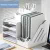 OKWISH Organizér na dokumenty A4, čtyřpatrová police na Náhled obrázku produktu 9