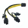 R01 6 pin PCIe auf 2x 8pin (6+2) Grafikkarte Stromkabel Produktbild-Vorschau 4