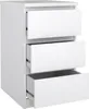 Commode NAIA Buffet Chevet pour boxspring Blanc brillant Voir les images du produit 6