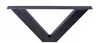 Tischbein X-form , Möbelbein, Möbelfüß, Metallbein, Produktbild-Vorschau 2
