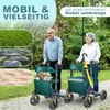 KESSER® Rollator Aluminium faltbar, höhenverstellbar & bis Produktbild-Vorschau 8