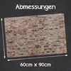 Küchenmatte 60x90 cm Vinylmatte Bodenmatte Dekoration - Rot Produktbild-Vorschau 5