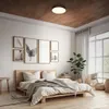 Briloner LED Deckenlampe Stoffschirm Ø38x10,5 cm Rund 24W Produktbild-Vorschau 5