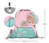 BAAGL Turnbeutel mit Tasche Regenbogen Rosa Produktbild-Vorschau 2