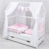 Baby-Delux Hausbett Kinderbett Gitterbett weiß 60x120 Produktbild-Vorschau 2