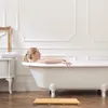 Relaxdays Bambus Badematte, 54 x 36 cm, rutschfeste Produktbild-Vorschau 3