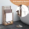 Handtuchständer, Handtuchhalter Stehend mit Stangen, Produktbild-Vorschau 6
