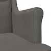 vidaXL Sillón, color gris oscuro, tapizado en terciopelo Vista previa de la imagen del producto 7