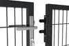 Doppelflügeliges Zauntor 3m RAZO H.120cm grau Produktbild-Vorschau 14