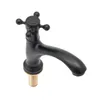 A black faucet with a gold base is shown against a white background. Produktbild-Vorschau