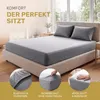 Lavea® Spannbettlaken 200x220 cm - Boxspringbett, Jersey, Produktbild-Vorschau 7