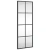 vidaXL Lustro ścienne czarne 30x80 cm prostokątne żelazne Podgląd zdjęcia produktu 1