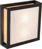 Nowoczesna lampa ścienna zewnętrzna czarna 2-światłowa IP44 Podgląd zdjęcia produktu 6