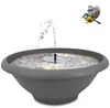 Ensemble de fontaine solaire d'extérieur XXL 60 cm, gris Voir les images du produit 1