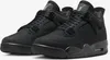 A pair of black Nike Air Jordan 4 Retro "Black Cat" sneakers. Náhľad obrázku produktu
