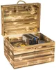 Holzkiste Erika geflammt mit Deckel und Hanfkordel Produktbild-Vorschau 1