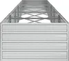 vidaXL Garten-Hochbeet 400x80x45 cm Verzinkter Stahl Silber Produktbild-Vorschau 5