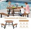 Set tavolo da picnic COSTWAY per 6 persone, tavolo da Anteprima dell’immagine prodotto 5