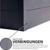 L-Hochbeet aus Metall in Anthrazit Pulverbeschichtet mit Produktbild-Vorschau 7