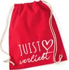 Huuraa Turnbeutel Juist verliebt 12 Liter Classic Red Produktbild-Vorschau 1