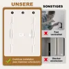 2x bezdrôtové nástenné svetlo čierne vnútorné, 10000mAh Náhľad obrázku produktu 9