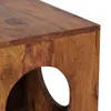 Wohnling Sheesham Massivholz Beistelltisch 35 x 35 cm Cube; Produktbild-Vorschau 4