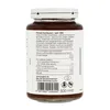 A product shot of a glass jar of sauce with a white label showing nutritional information and branding. Anteprima dell’immagine prodotto