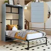 Letto a scomparsa Flieks, 90x200 cm, letto singolo per Anteprima dell’immagine prodotto 1