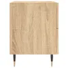 The Living Store Nachttische 2 Stk. Sonoma-Eiche 40x35x47,5 Produktbild-Vorschau 7