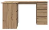 vidaXL Eckschreibtisch Artisan-Eiche 145x100x76 cm Produktbild-Vorschau 6