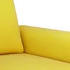 The Living Store 2-Sitzer-Sofa Gelb 120 cm Samt Produktbild-Vorschau 7