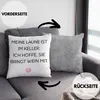 Trendation - Lustige Deko-Kissen mit Füllung 40x40 mit Produktbild-Vorschau 2