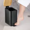 Relaxdays Odpadkový koš do koupelny, 5 litrů, s Náhled obrázku produktu 7
