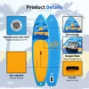 Planche de SUP gonflable Funwater & paddleboard 335 × 84 × Voir les images du produit 3