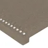 CLORIS Bettkopfteil LED Kopfteil Taupe 200x5x118/128 cm Produktbild-Vorschau 5