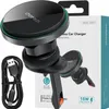 Choetech Držák do auta s indukčním nabíjením 15 W pro sání Náhled obrázku produktu 3