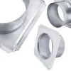 BAUSTER® OCYNK Metallflansch Wandflansch Lüftungskanal Produktbild-Vorschau 2