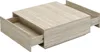 Couchtisch mit 2 Schubladen - MDF - Travertin-Optik Beige - Produktbild-Vorschau 3