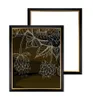 Bilderrahmen Palermo - 28x35 cm, Schwarz Gold Nachbildung, Produktbild-Vorschau 3