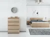 Kommode mit 4 Schubladen Sideboard Moderne sonoma Produktbild-Vorschau 4