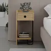 DECORTIE Sirius Modern Nachttisch Linkes Modul Eiche 30 x Produktbild-Vorschau 3