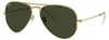 Ray-Ban RB3025 Aviator Large Metal L0205 Sonnenbrille Gold Produktbild-Vorschau 1