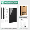 Avalo Objektrahmen 80x60 cm Schwarz - Tiefer Bilderrahmen Produktbild-Vorschau 9