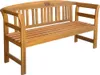 vidaXL Gartenbank 157 cm Massivholz Akazie Produktbild-Vorschau 4