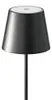 LED Stehleuchte, schwarz, Touchdimmer, Akku, H 120 cm Produktbild-Vorschau 2