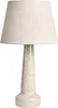 BELIANI Tischlampe Hellbeige Keramik mit Kunstleinen Produktbild-Vorschau 1