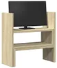 vidaXL Stolní organizér nastavitelný dub Sonoma 40x17x41 cm Náhled obrázku produktu 3